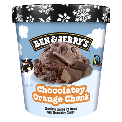 Jäätis B&J Chocolatey Orange Chunk 465ml