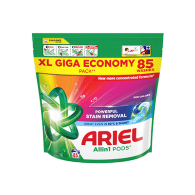 Pesukaps.ARIEL Color, Pow.Stain.Rem.85pk
