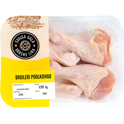 Broileri poolkoivad