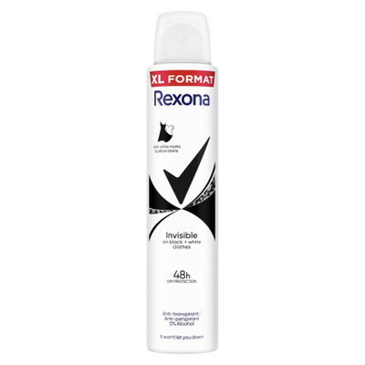 Deodorant Rexona Invisible Black&White 200ml