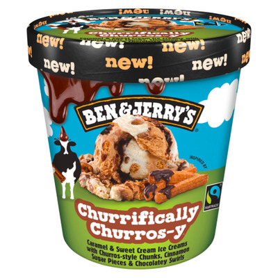 Jäätis Ben&Jerry's Churros 465ml/360g