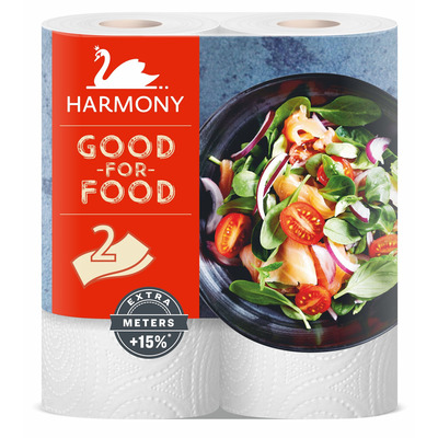 HARMONY Good For Food Majapidamispaber 2rl(2-kihiline,valge)