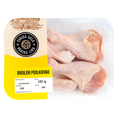 Broileri poolkoivad