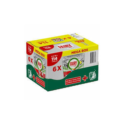 Nõudepes.kapslid FAIRY Platinum+, 114tk