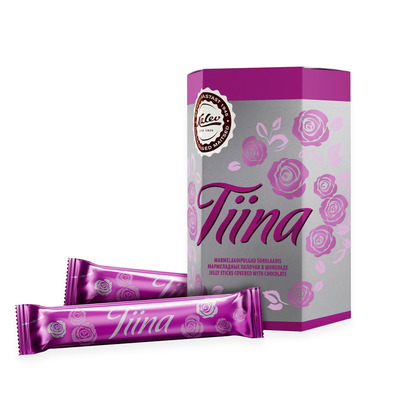 KALEV Tiina marmelaadipulgad šokolaadis 170g