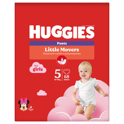 Huggies Püksmähkmed Pants 5 Box Girl 12-17Kg 68Tk