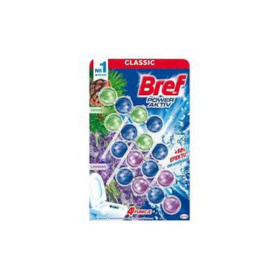 WC-värsk.BREF Aktiv Lavender&Pine 4x50g
