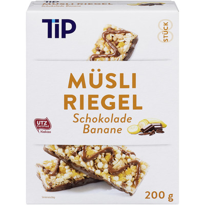 TIP Müslibatoon šokolaadi-banaani 200g (8x25g)