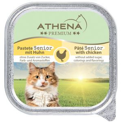 Athena Senior konserv kassile 100g linnulihaga
