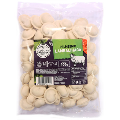 OLDTOWN Pelmeenid lambalihaga 400g(külmut.)