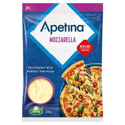 ARLA APETINA Mozzarella riivjuust 220g