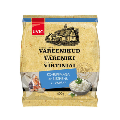 UVIC Vareenikud kohupiimaga 400g (külmut.)