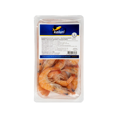 Vannamei viburhännak keedetud, koorimata