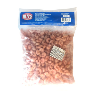 BEN'S Krevetid 300/500 1kg/800g neto(kooritud,keedetud,külm)