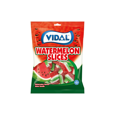 VIDAL Kummikommid Watermelon slices 90g (glut.vaba)