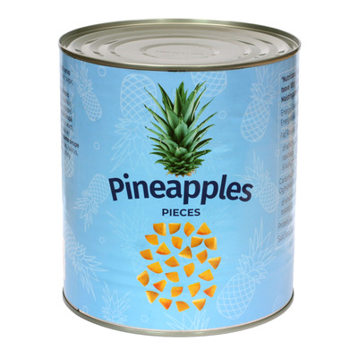 Ananassitükid kerges siirupis 3kg
