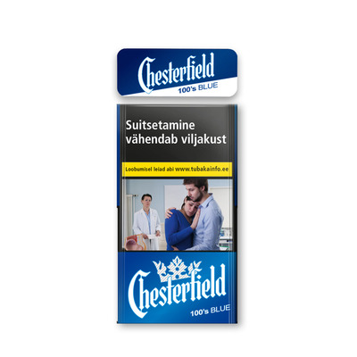 CHESTERFIELD sigaretid Blue 100's 10pk