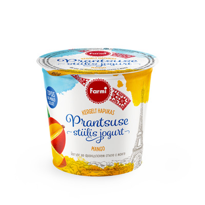 FARMI Prantsuse stiilis jogurt mango 150g