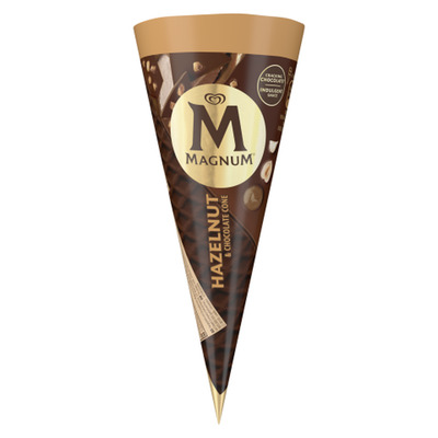 Jäätis sarapuupähkli ja šokolaadiga Magnum 115ml/82g