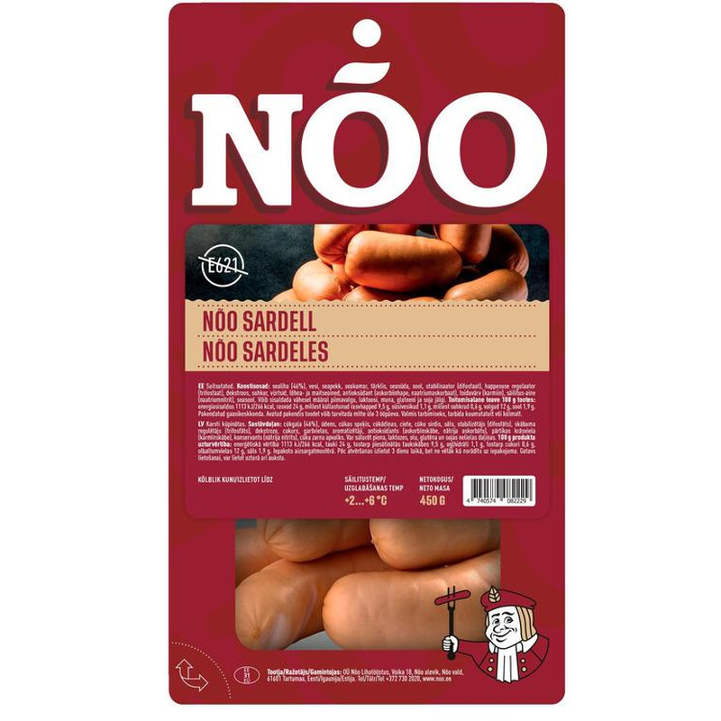 Nõo Nõo Sardell 450 G
