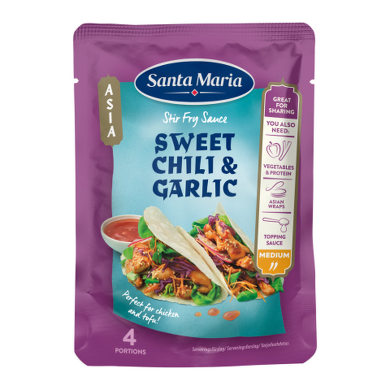 Magusa tšilli ja küüslaugu vokikaste Santa Maria 100g