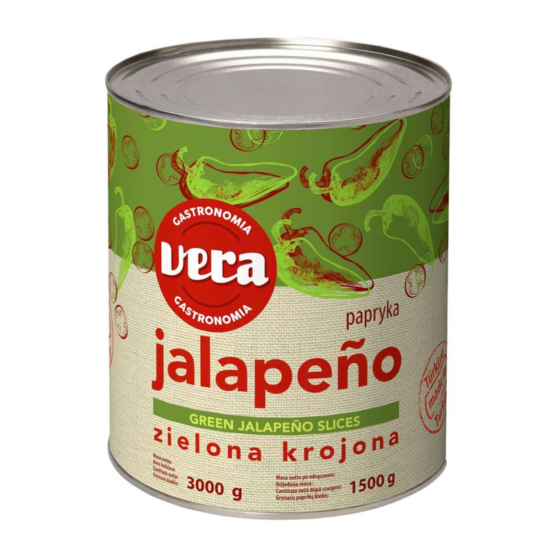 VERA Rohelised jalapenoviilud 2,9kg