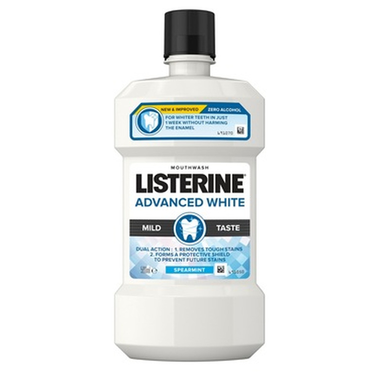 Suuvesi Advanced White, LISTERINE, 500 ml