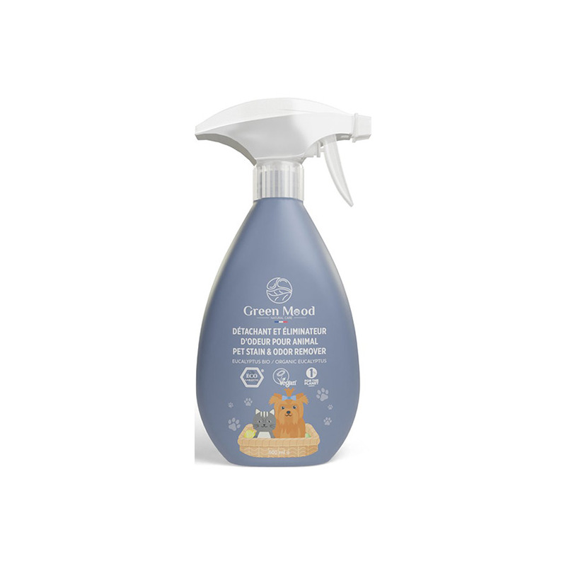 Pleki- ja Lõhnaeemaldaja Green Mood Eukalüptiga Lemmiklooma 500ml