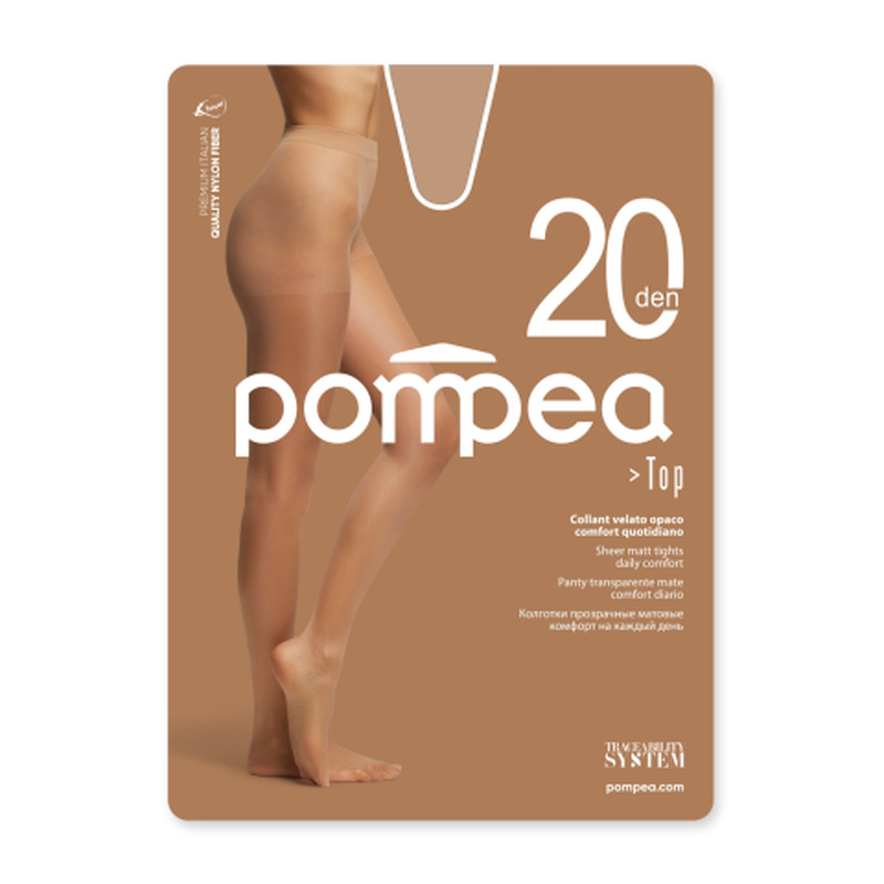 Naiste sukkpüksid Pompea Top 20 polvere dorata 1/2