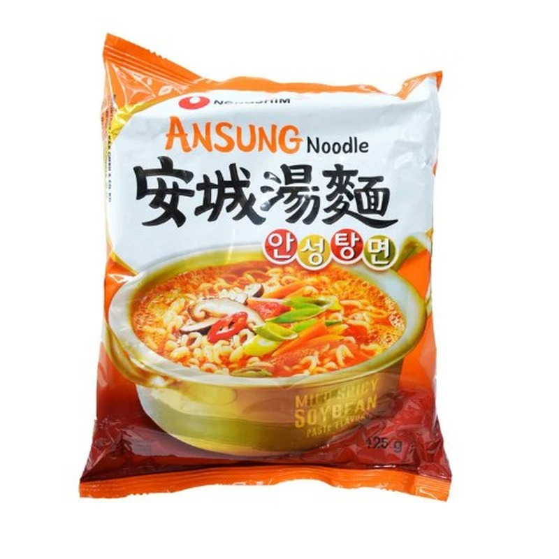 Kiirnuudlid Ansung ramen miso ja veis, NONGSHIM, 125 g