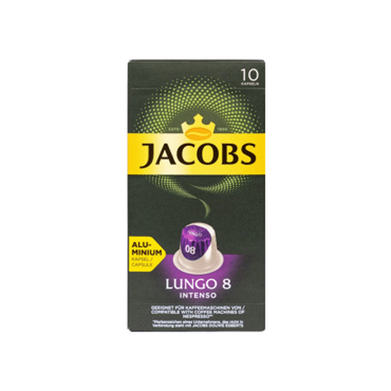 Kohvikapslid JACOBS Lungo Intenso10x5,2g