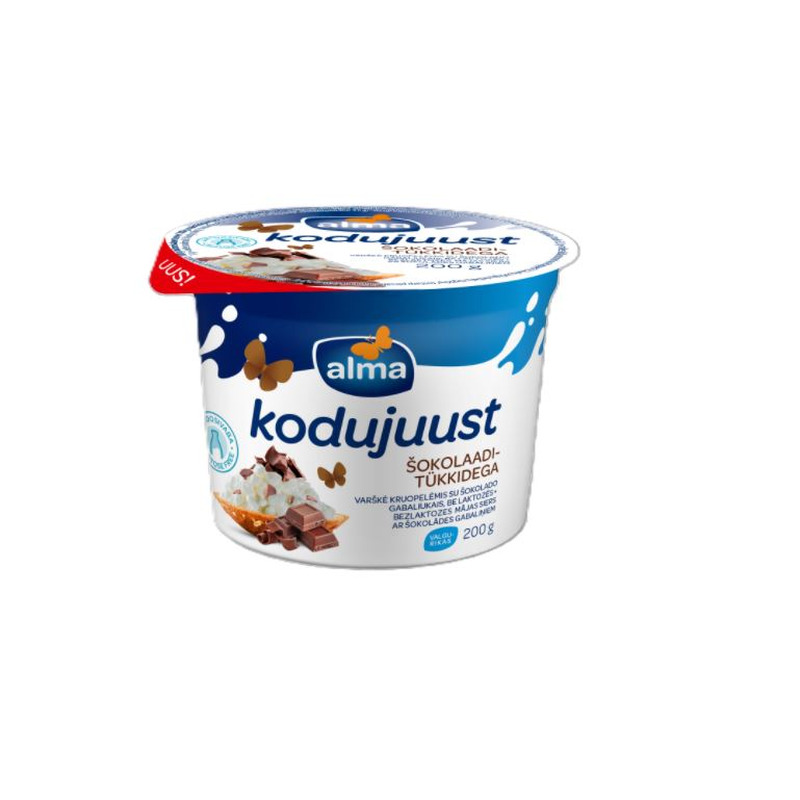 Alma Kodujuust Šokolaaditükkidega 200g