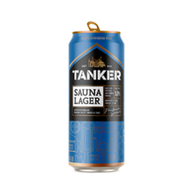 Tanker Sauna Lager hele õlu 5% vol 0.5L