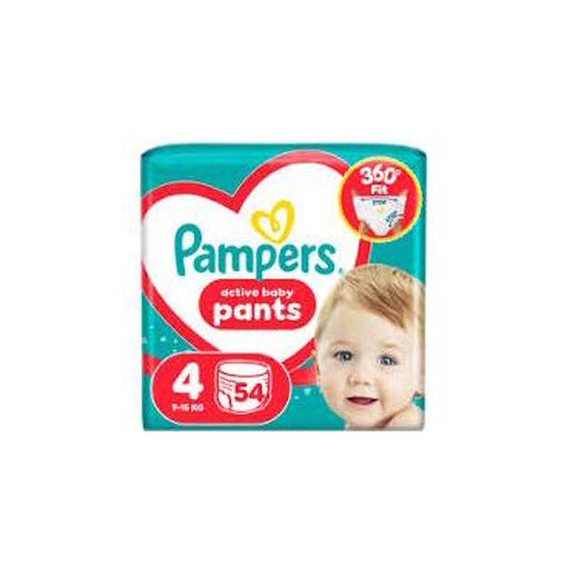 Püksmähkmed PAMPERS JP S4 9-15kg 54tk