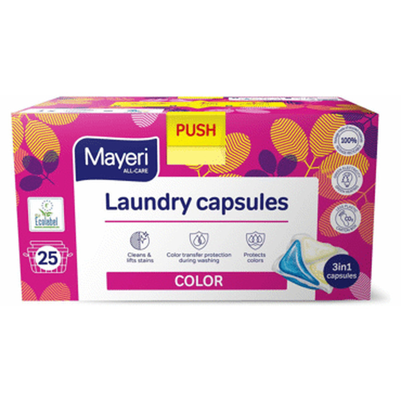 Pesukapslid MAYERI All Care Color 25tk
