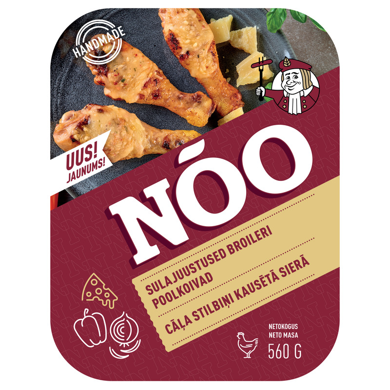 NÕO Sulajuustused broileri poolkoivad 560g