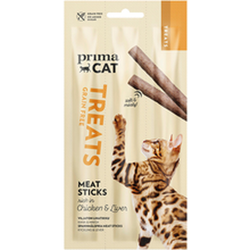 Närimispulgad kassidele kanaliha ja maksaga 3x5g