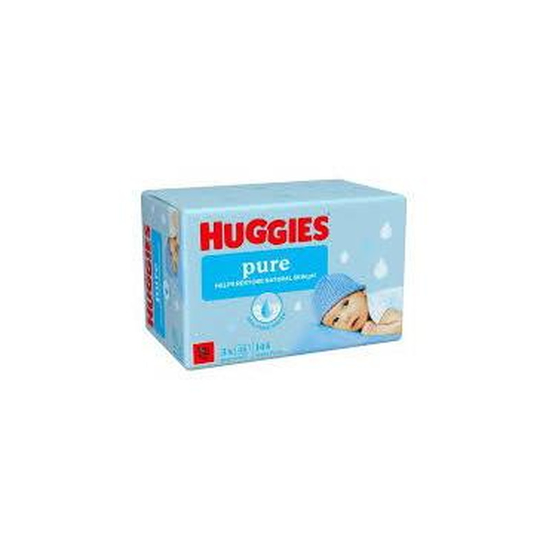 Niisked salvrätikud HUGGIES Pure 3x48tk