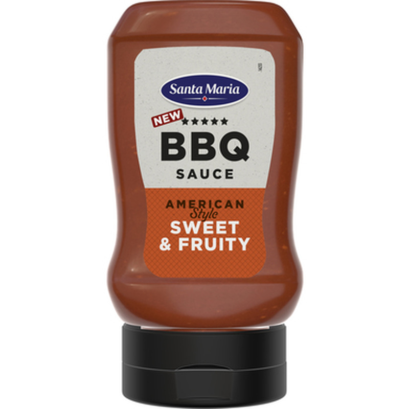 BBQ kaste magus ja puuviljane, SANTA MARIA, 320g