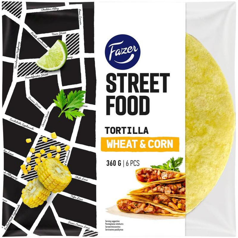 Fazer Street Food Maisitortilla 6 tk 360g