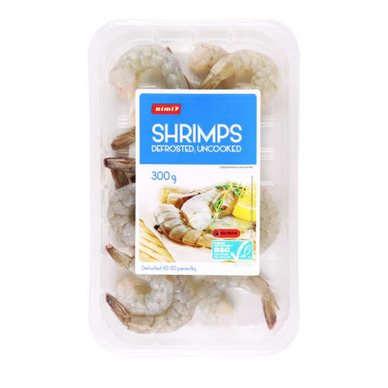 Vannamei viburhännak 40/50, sul. Rimi, ASC 300g