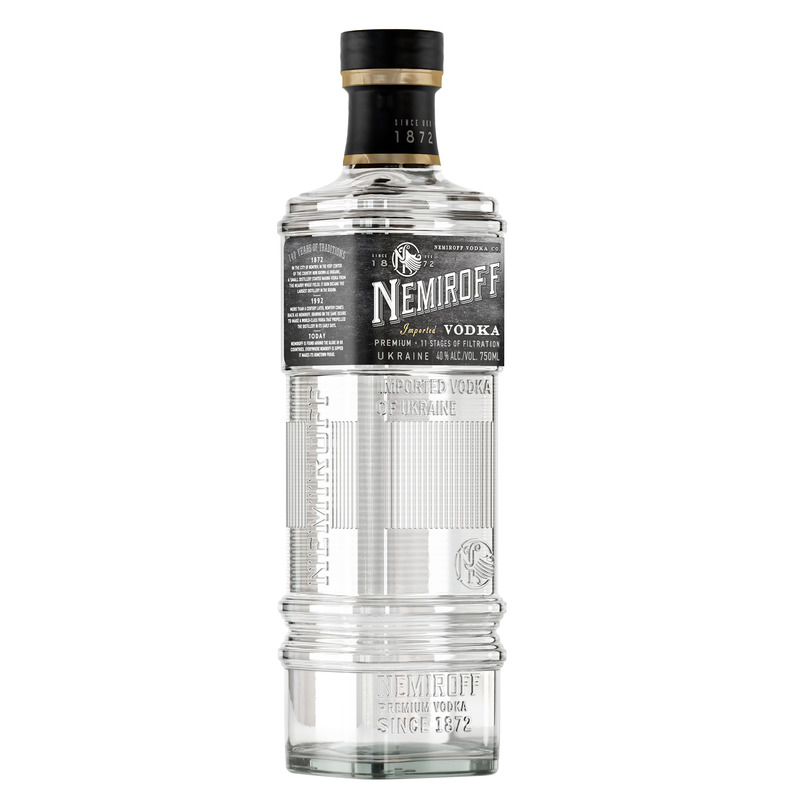 NEMIROFF De Luxe vodka 40% 50cl