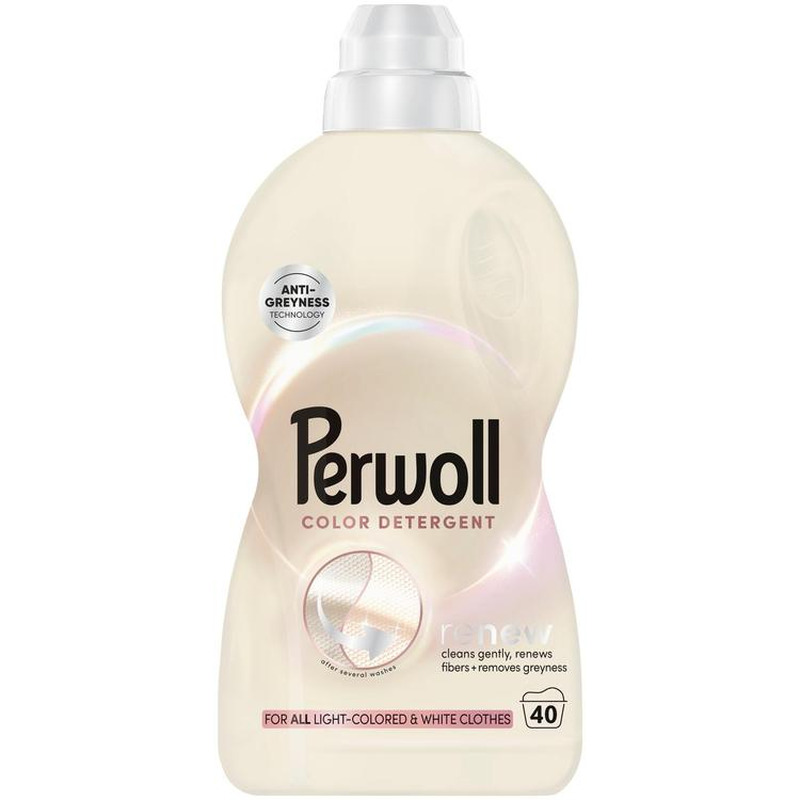 Pesugeel Light Colors 40pk, PERWOLL, 2 l