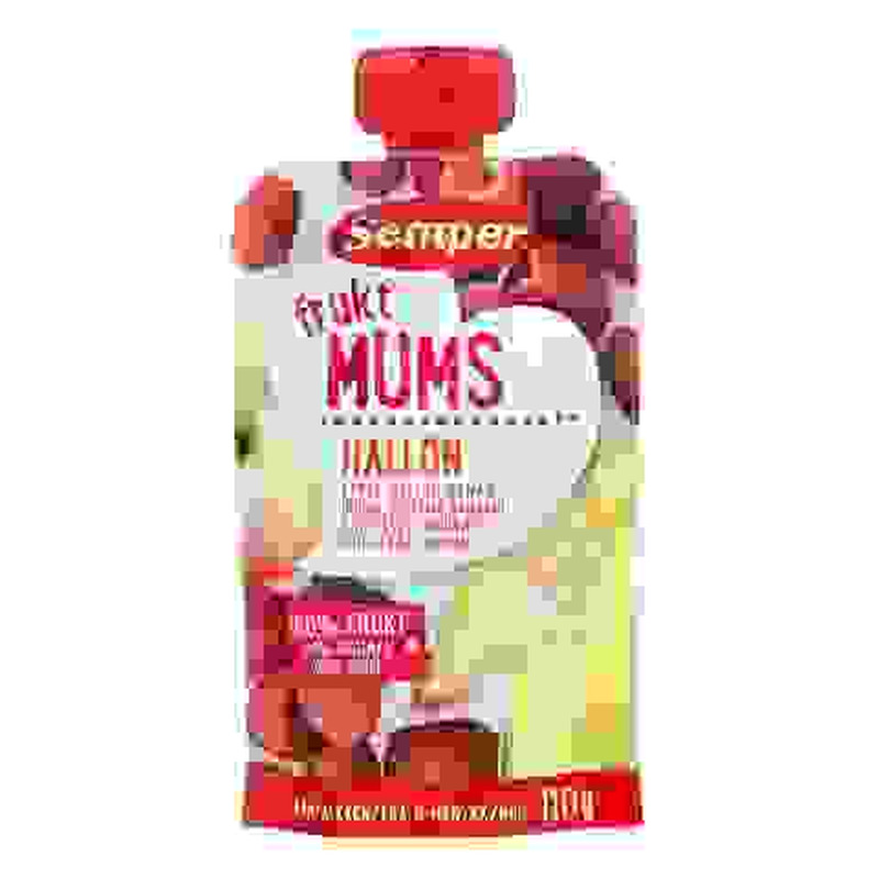 Püree Semper õuna-vaarika-banaani 6k 110g