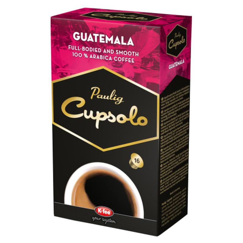 Kohvikapslid Guatemala Paulig Cupsolo 16tk