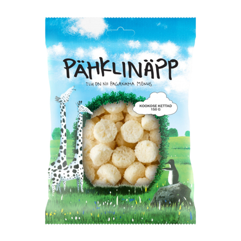 Kookose kettad kuivatatud Pähklinäpp 150g