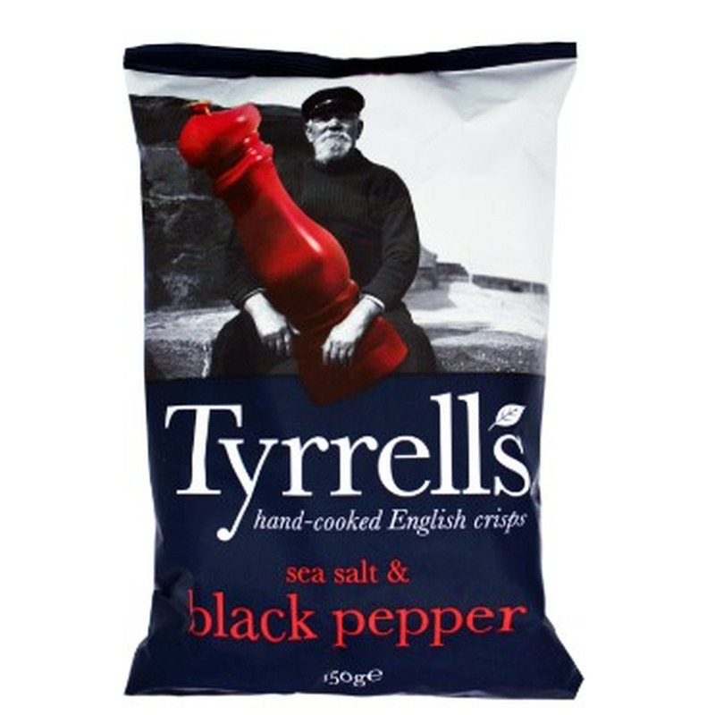 Tyrrell’s kartulikrõpsud meresoola ja musta pipraga 150g