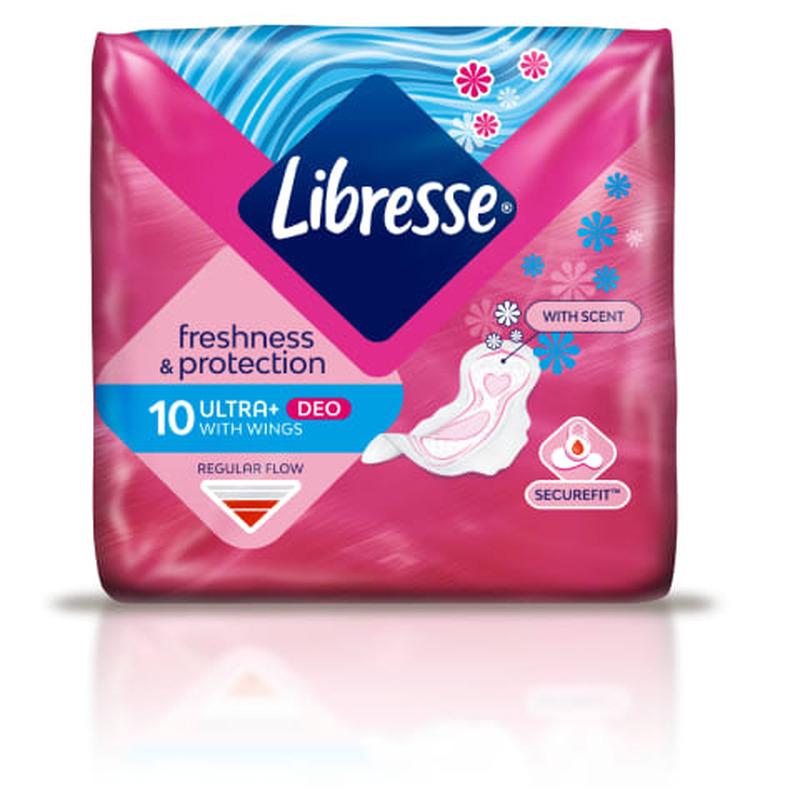 Hügieeniside Libresse normal wing deo 10tk