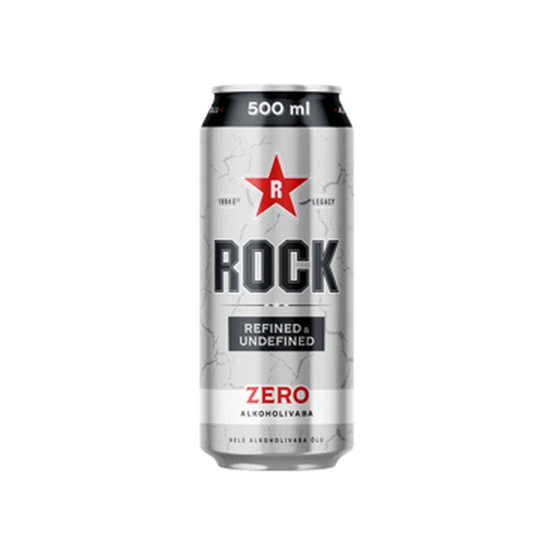 Alkoholivaba õlu ROCK Zero 500ml purk