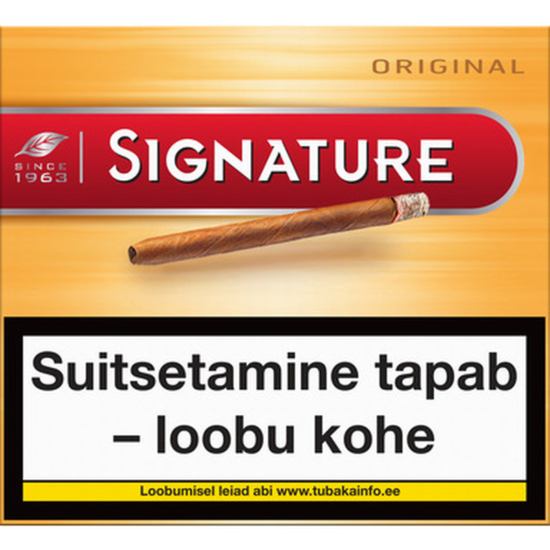 SIGNATURE sigarillod Original 10pk